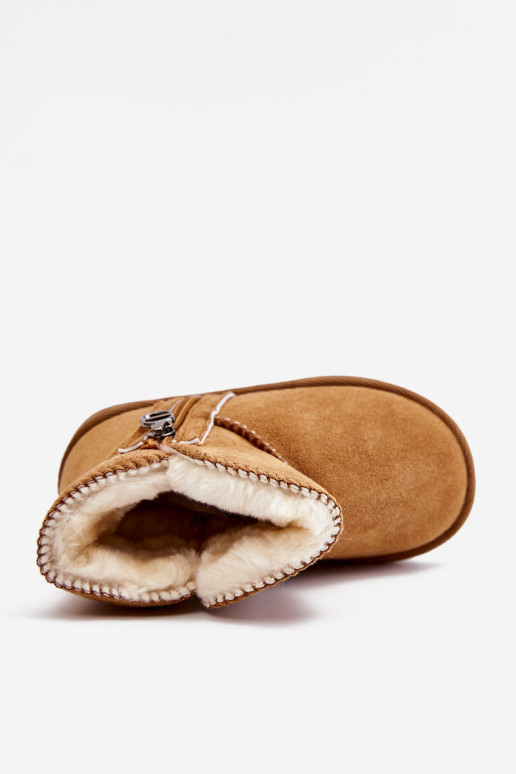 Vaikiški užsegami izoliuoti sniego batai Camel Catellie