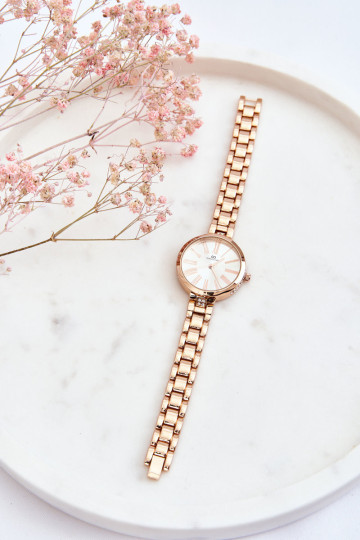 Moteriškas su ryškiu skydu Giorgio&Dario Rose Gold