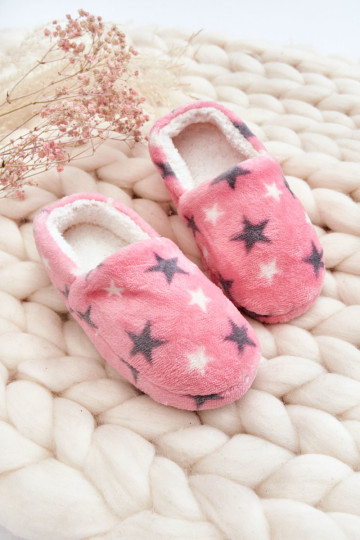 Vaikiškos izoliuotos užsegamos šlepetės su „Stars Pink Meyra“.