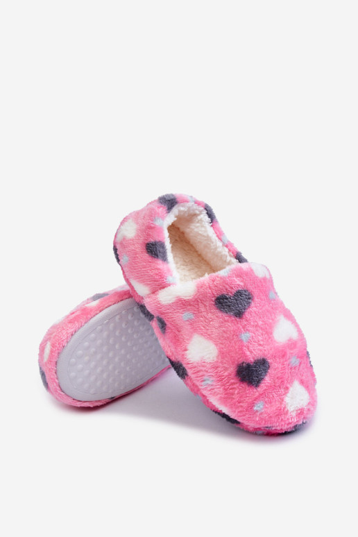 Vaikiškos izoliuotos užsegamos šlepetės In The Heart Pink Meyra
