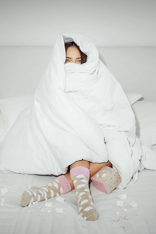 Zooxy Terry Warm Winter Marshmallows kojinės