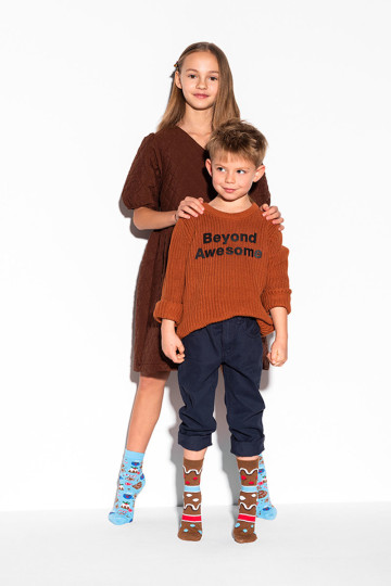 Vaikiškų kojinių rinkinys Zooxy mixTURY Gingerbread sausainiai 2 poros 2