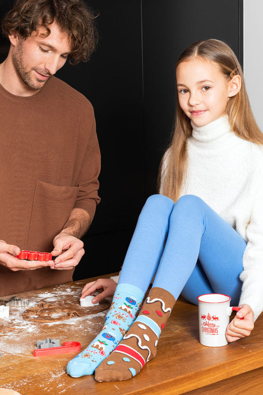 Vaikiškų kojinių rinkinys Zooxy mixTURY Gingerbread sausainiai 2 poros