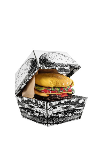 Rinkinys Food Truck Socks Box Beer Burger 3 Pairs 2