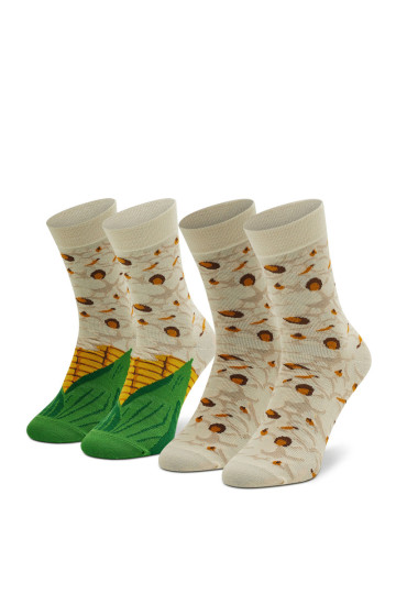 Kojinių filmų rinkinys 3 poros vaivorykštinių kojinių 2