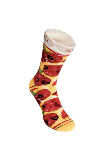 Rainbow Socks 1 pora Pepperoni Pizza Socks