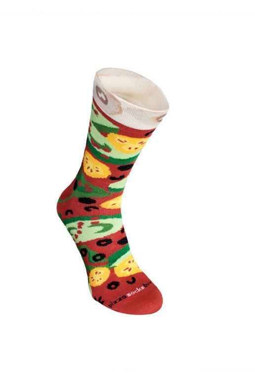 Rainbow Socks 1 pora vegetariškų picų kojinių