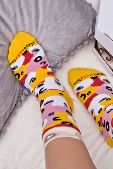 Rainbow Socks 1 pora Capricciosa Pizza Socks 2