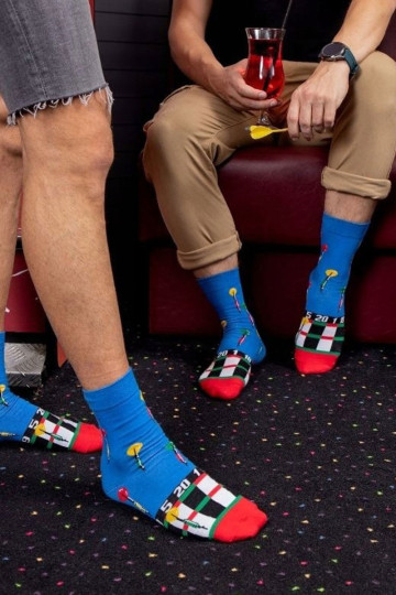 Vaivorykštės kojinės pramogų gerbėjams 3 poros 2