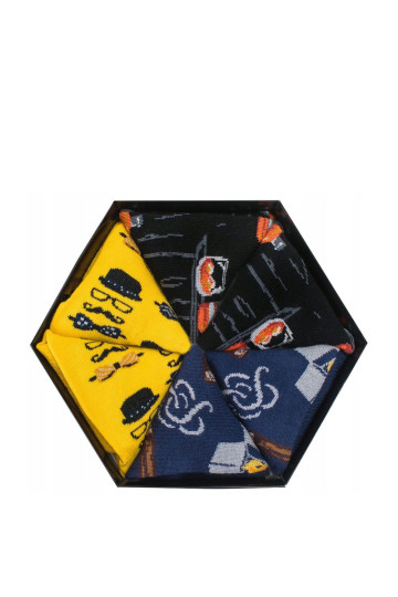 Rainbow Socks Gentleman 3 poros