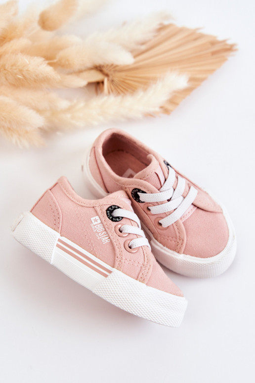 Vaikiški žemi sportbačiai Big Star JJ374161 Rožiniai