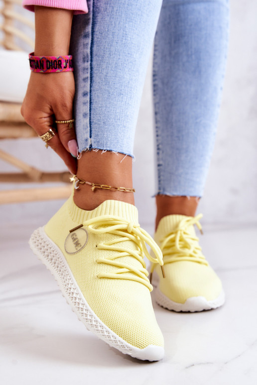 Moteriški sportiniai bateliai GOE JJ2N4150 geltoni