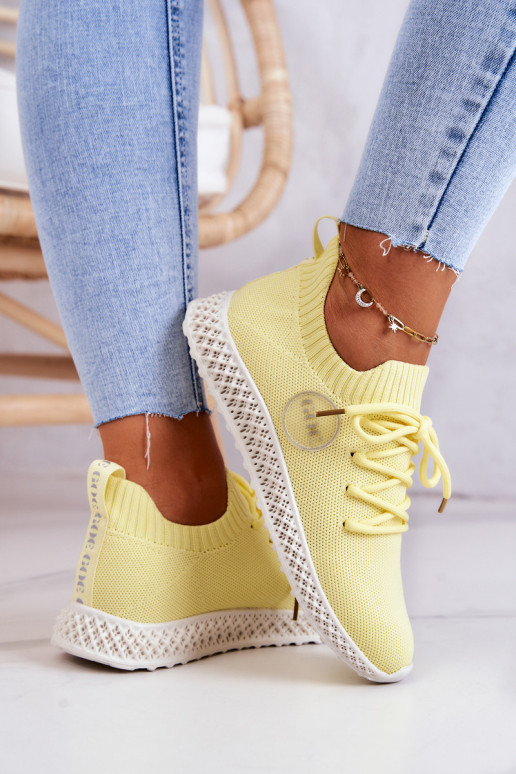 Moteriški sportiniai bateliai GOE JJ2N4150 geltoni