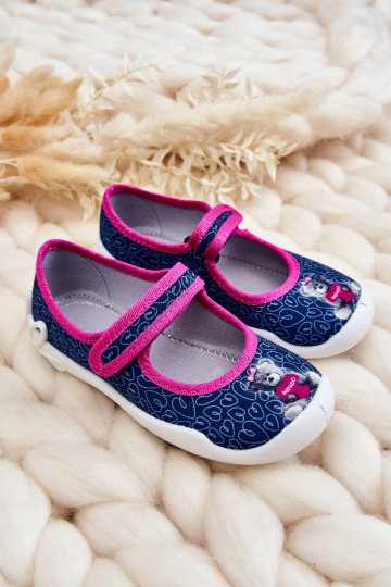 Vaikiškos balerinos šlepetės Befado meškiukas 114X505...