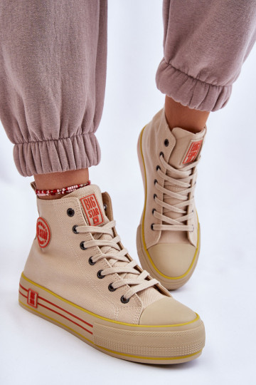 Moteriški aukštos tekstilės sportbačiai Big Star LL274187...