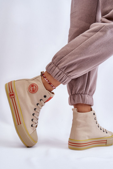 Moteriški aukštos tekstilės sportbačiai Big Star LL274187... 2