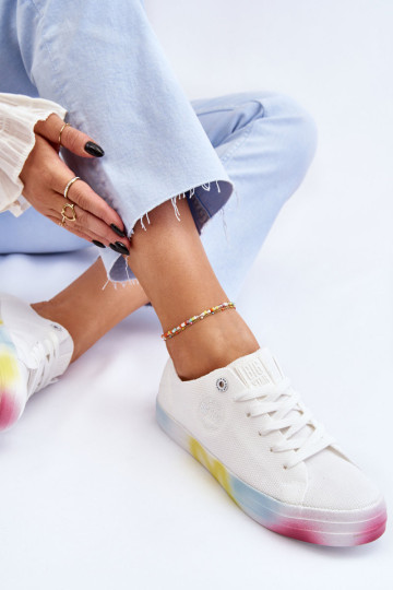 Moteriški sportbačiai su spalvinga platforma Big Star... 2