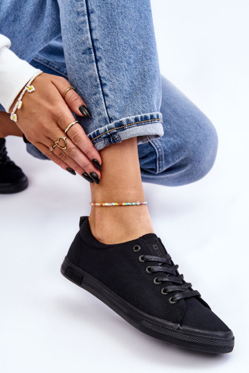 Moteriški žemi sportbačiai Big Star LL274057 juodi 2