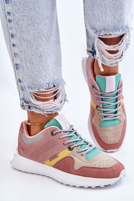 Moteriški sportbačiai Big Star LL274422 Pink-Beige