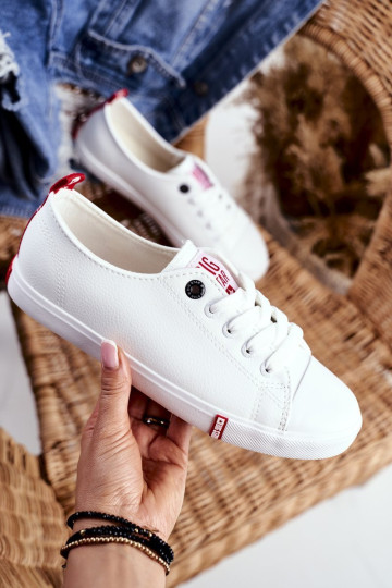Moteriški sportbačiai Big Sta GG274005 Balta-Raudona