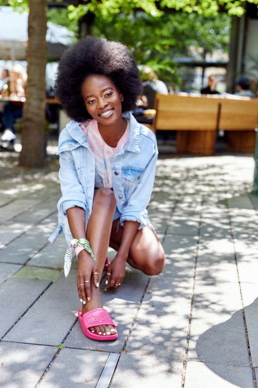 Moteriškos šlepetės Big Star HH274A039 Fuksija