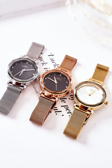 Žiūrėkite ant tinklinės apyrankės Giorgio&Dario Rose Gold