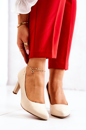 Moteriškos aukštakulniai Sergio Leone smėlio spalvos...