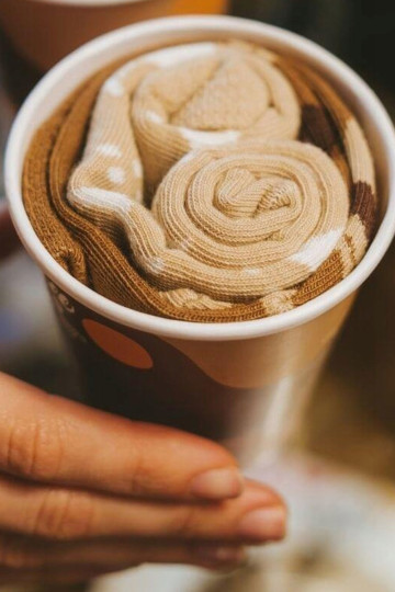 Rainbow Socks Caffe Latte 1 pora 2