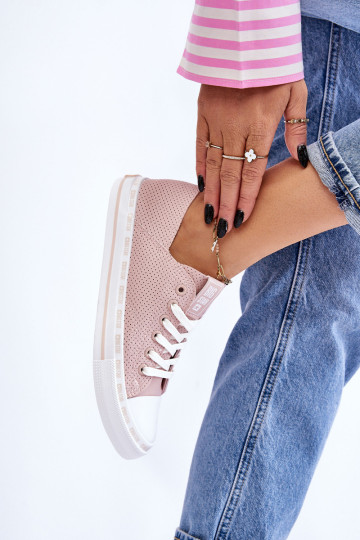 Moteriški žemi sportbačiai Big Star LL274015 Pink