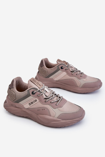 Vyriški lengvi sportbačiai Memory Foam System Big Star LL174151 Beige