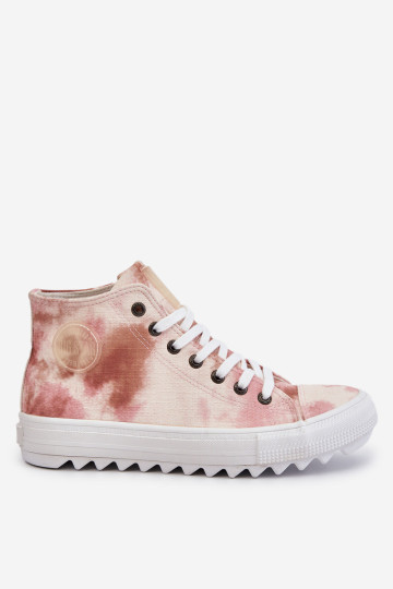Moteriški sportbačiai High Big Star LL274048 Beige-Pink
