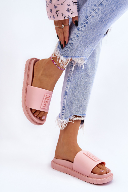 Moteriškos šlepetės Big Star LL274425 Šviesiai...