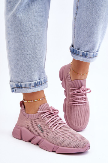 Moteriški lengvi sportbačiai Memory Foam System Big Star JJ274266 Pink