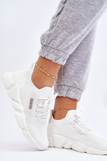 Moteriški lengvi sportbačiai Memory Foam System Big Star JJ274268 balti