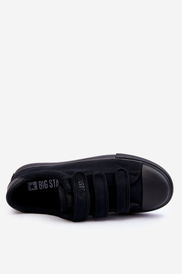 Vyriški žemi tekstiliniai sportbačiai Big Star LL174078 juodi