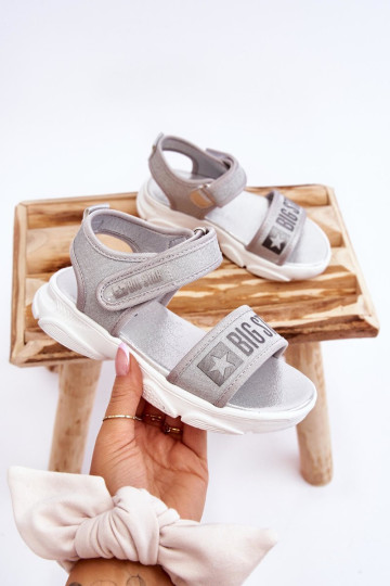 Vaikiški Velcro sandalai Big Star LL374194 Sidabras