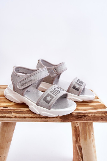 Vaikiški Velcro sandalai Big Star LL374194 Sidabras 2