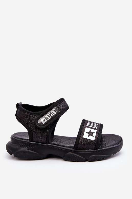 Vaikiški Velcro sandalai Big Star LL374192 Juodi