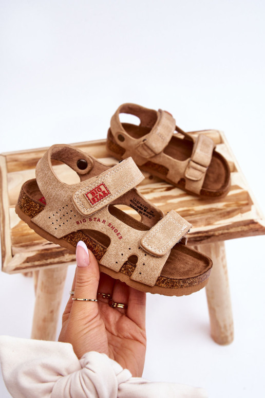 Vaikiški lengvi Velcro sandalai Big Star...