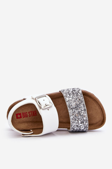 Eko odos vaikiški sandalai Big Star LL374133 balti