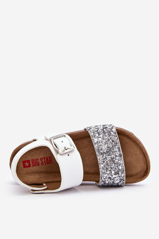 Eko odos vaikiški sandalai Big Star LL374133 balti