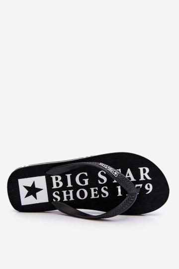 Vyriškos lengvos šlepetės Big Star LL174444 juodos 2