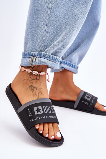 Moteriškos „Big Star Light“ šlepetės LL274732 juodos