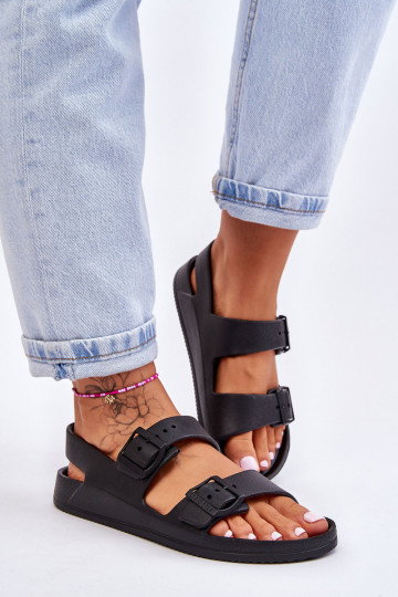 Moteriški šviesūs sandalai Big Star LL274745 juodi