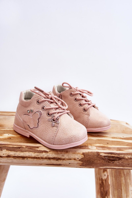 Eko odos batai, suvarstomi su drugeliu Rožinė Avi