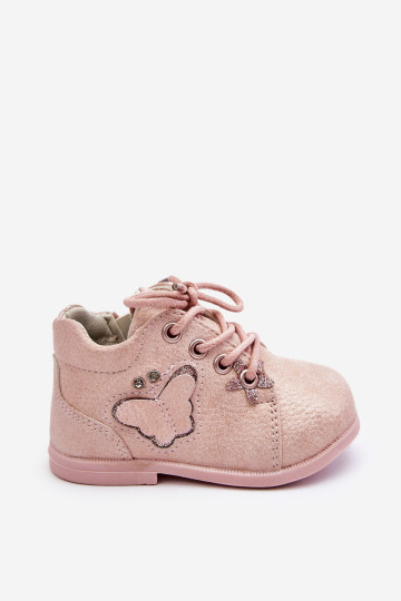 Eko odos batai, suvarstomi su drugeliu Rožinė Avi