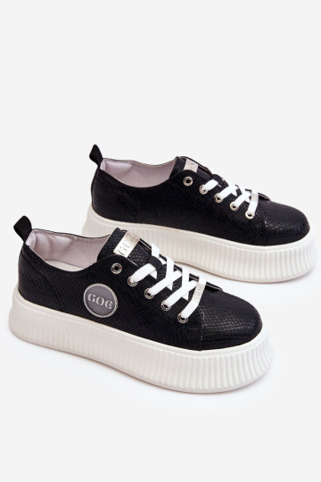 Moteriški sportbačiai sportiniai bateliai GOE JJ2N4127 juodi 2