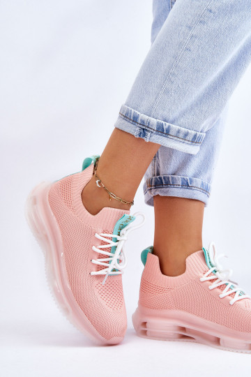 Moteriški kojinių batai GOE JJ2N4081 Šviesiai rožiniai 2