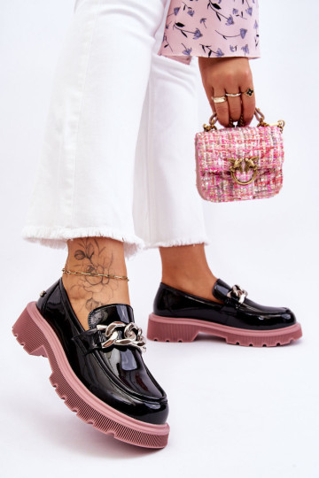 Patentiniai mokasinai su grandinėle GOE LL2N4039...