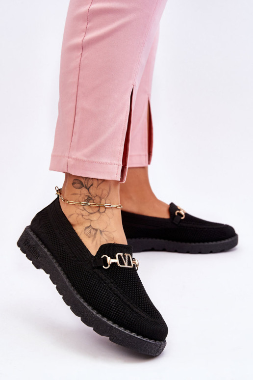 Moteriški sportbačiai su puošmena Juoda Alena